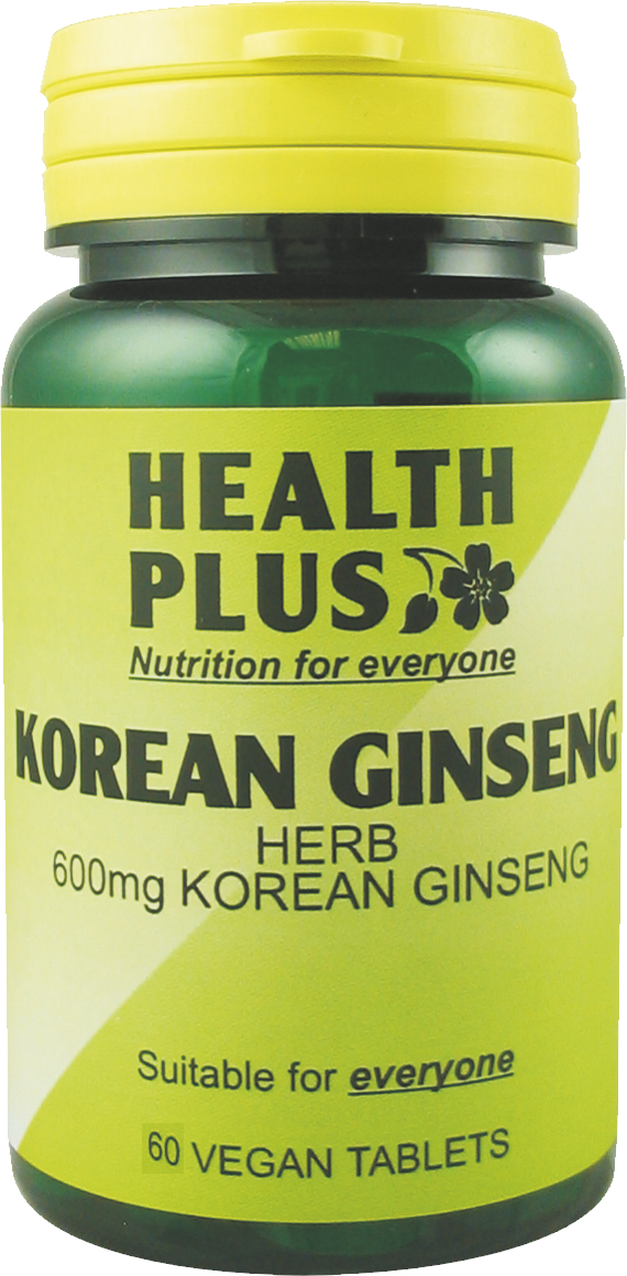 Health + Plus Ltd > Plant Supplements > Korean Ginseng 600mg Maintain stamina, mental